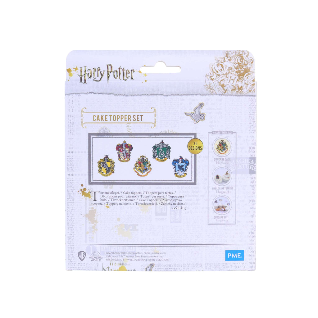 Harry Potter Taarttoppers, 15 stuks, Hogwarts Wapens