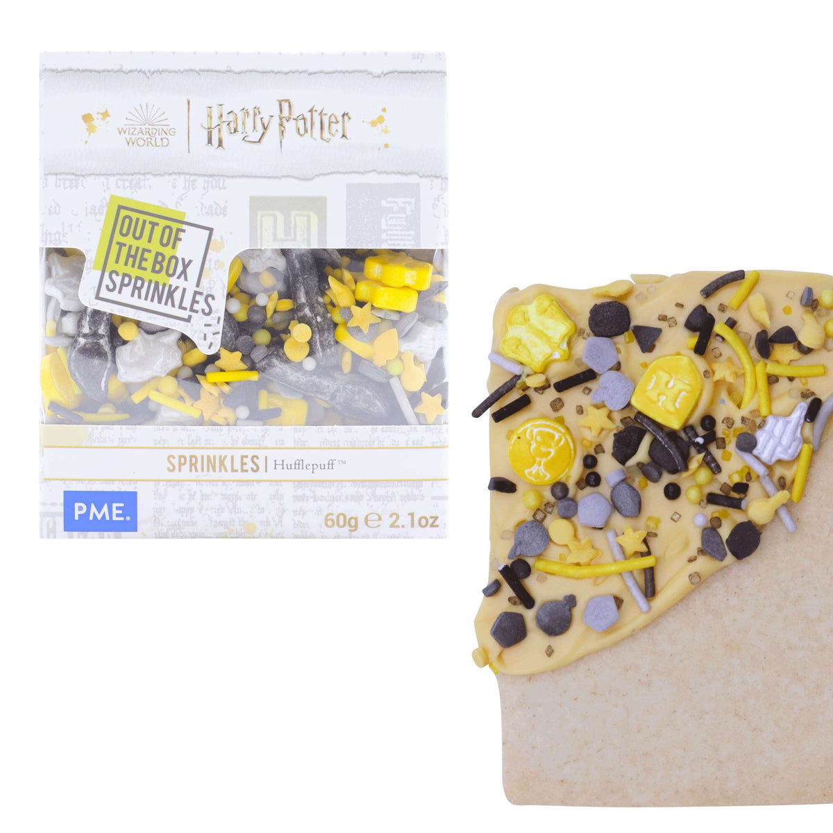 Harry Potter Mezcla de Sprinkles de 60g, Hufflepuff