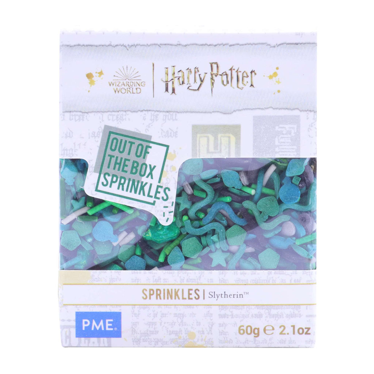 Slytherin House Sprinkle Mix  (60g / 2.1oz)