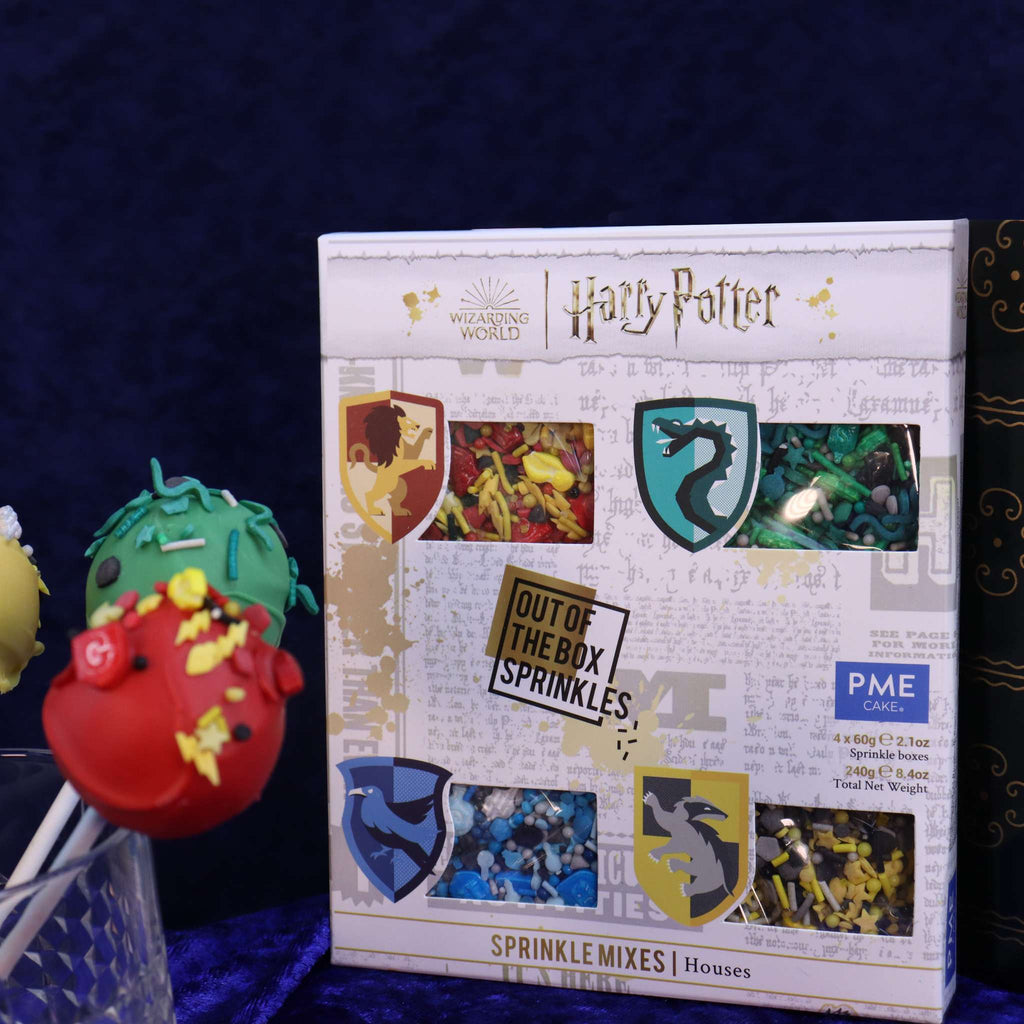 Harry Potter 240g Sprinkles en sucre, Set de 4, équipes de Poudlard