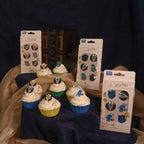 Harry Potter Essbare Zucker Tortenaufsatz, 6er-set, Hufflepuff
