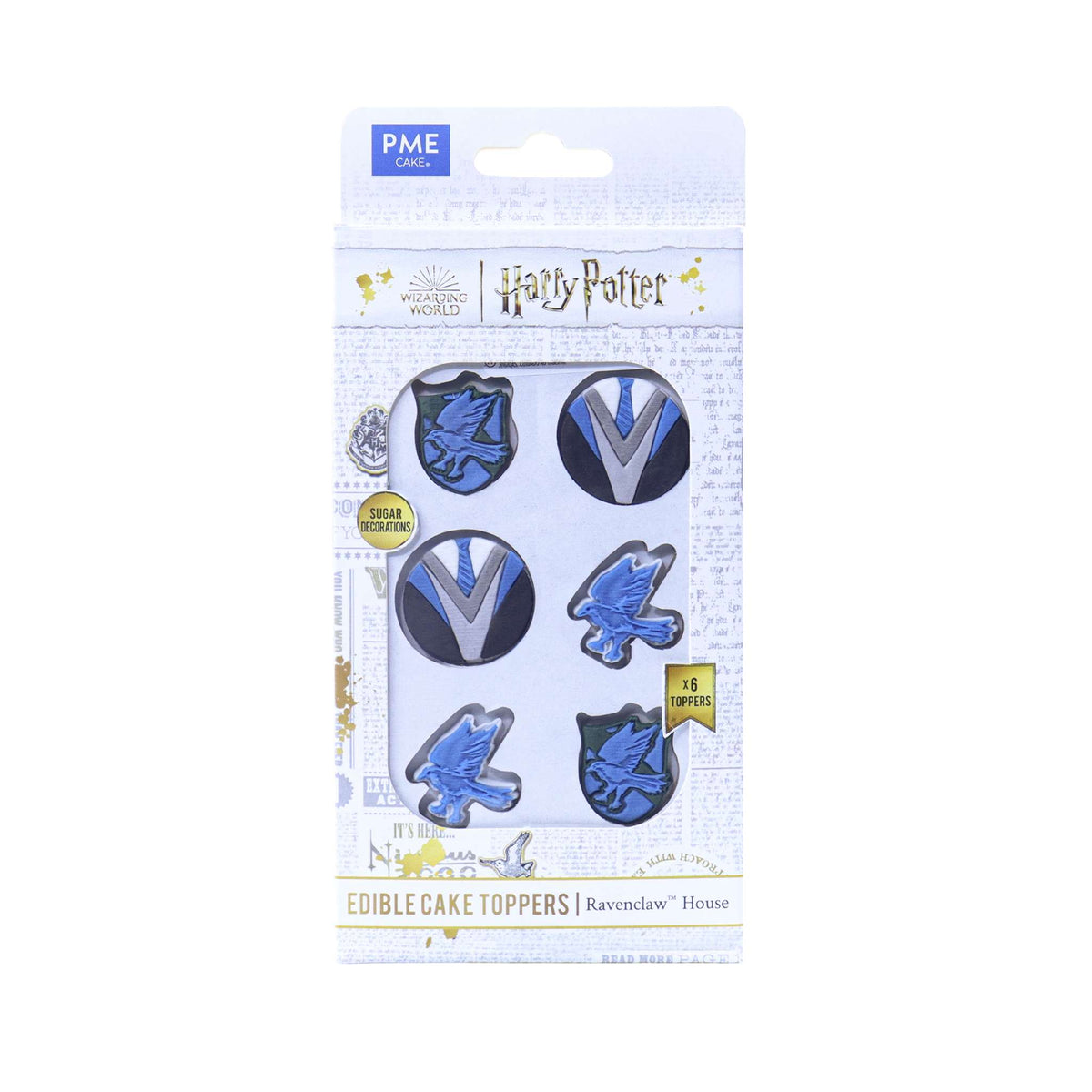 Ravenclaw House Edible Cupcake Toppers Pk/6 (11.2g)
