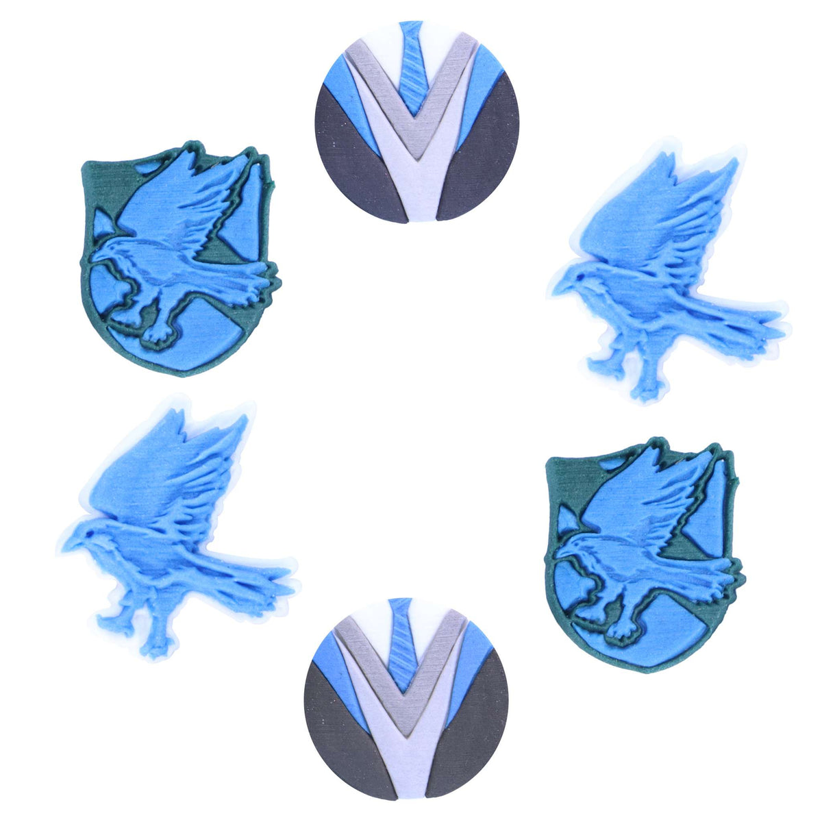 Ravenclaw House Edible Cupcake Toppers Pk/6 (11.2g)