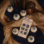 Harry Potter Set de 6 Toppers Comestibles para Cupcakes, Ravenclaw