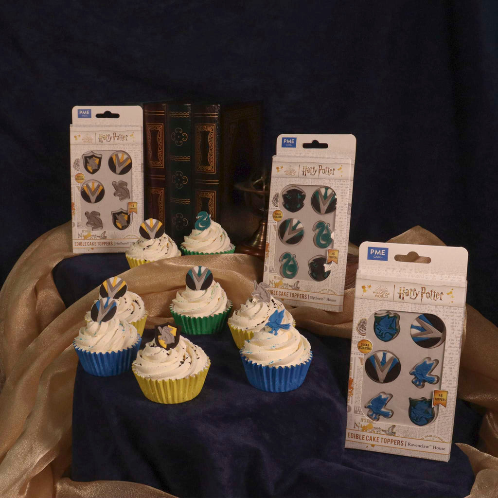 Harry Potter Eetbare Cupcake Toppers, 6 stuks, Slytherin