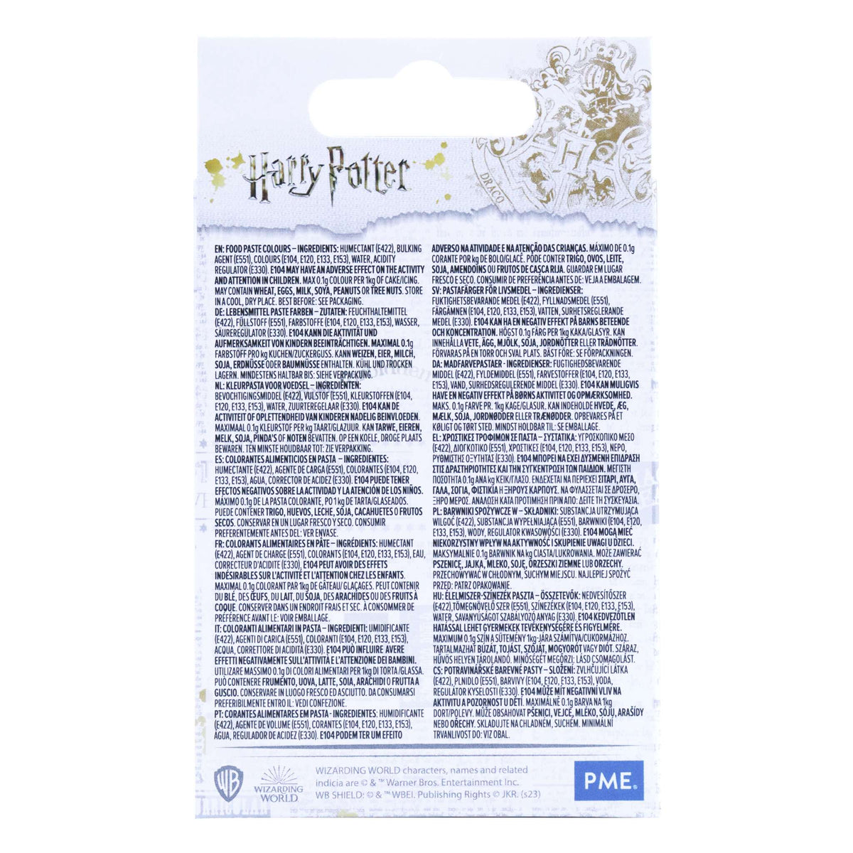 Hogwarts Houses Paste Colours Kit Set Of 6 (60g)