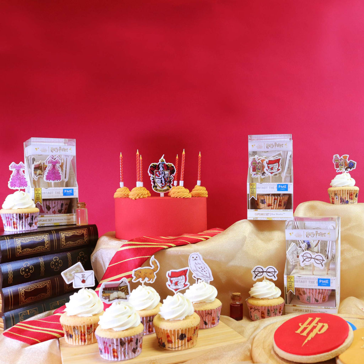 Harry Potter Cupcake vormpjes & Topper Set van 24, Harry Potter