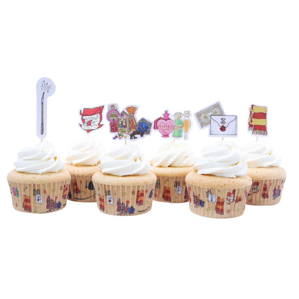 Harry Potter Set de 24 cápsulas para cupcakes y toppers con Ron Weasley