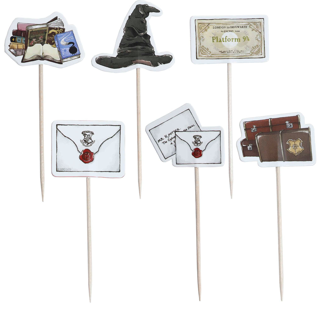 Harry Potter Bakförmchen & Tortenaufsatz Set, 24 stück, Hogwarts