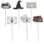 Harry Potter Bakförmchen & Tortenaufsatz Set, 24 stück, Hogwarts