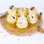 Harry Potter Décorations pour Cupcakes Feuille en Sucre, 24 pièces, Quidditch