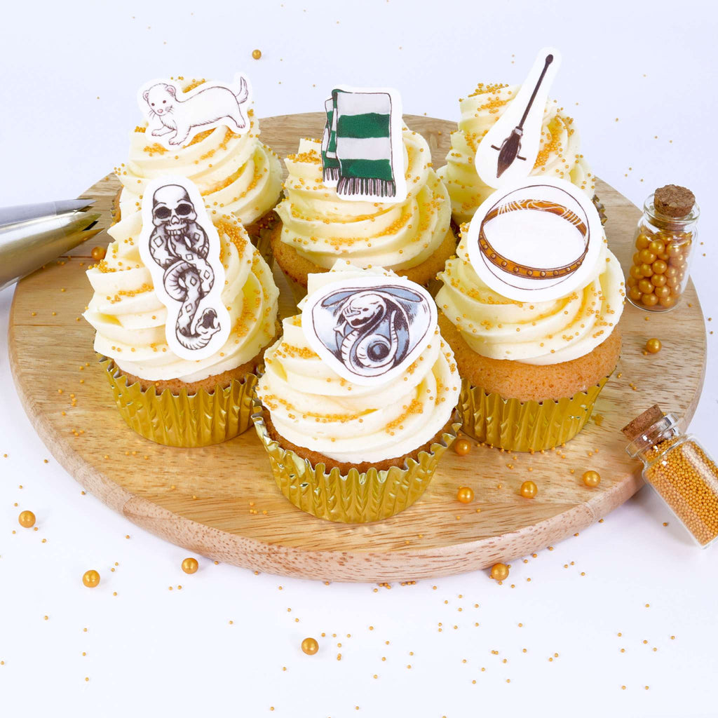 Harry Potter Suikervel cupcake toppers, 24 stuks, Draco Malfoy