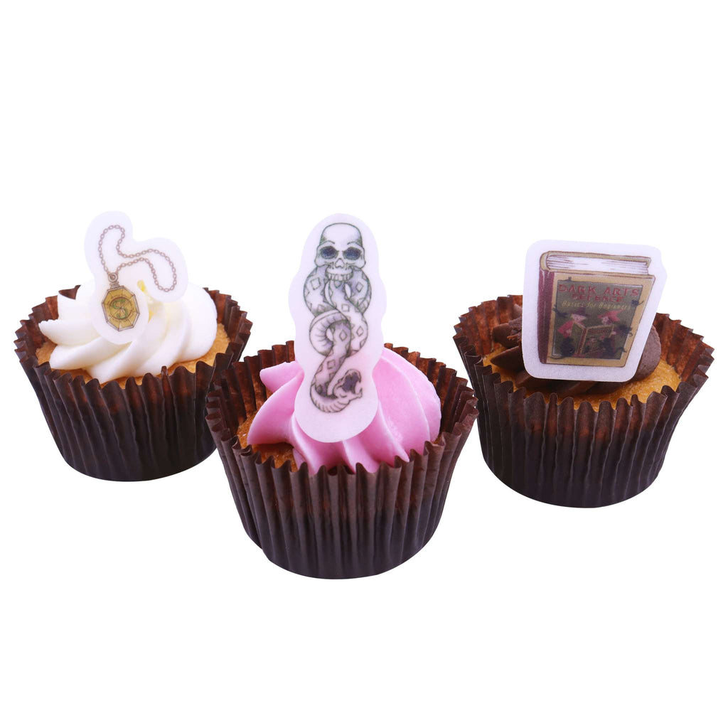Harry Potter Suikervel cupcake toppers, 24 stuks, Draco Malfoy