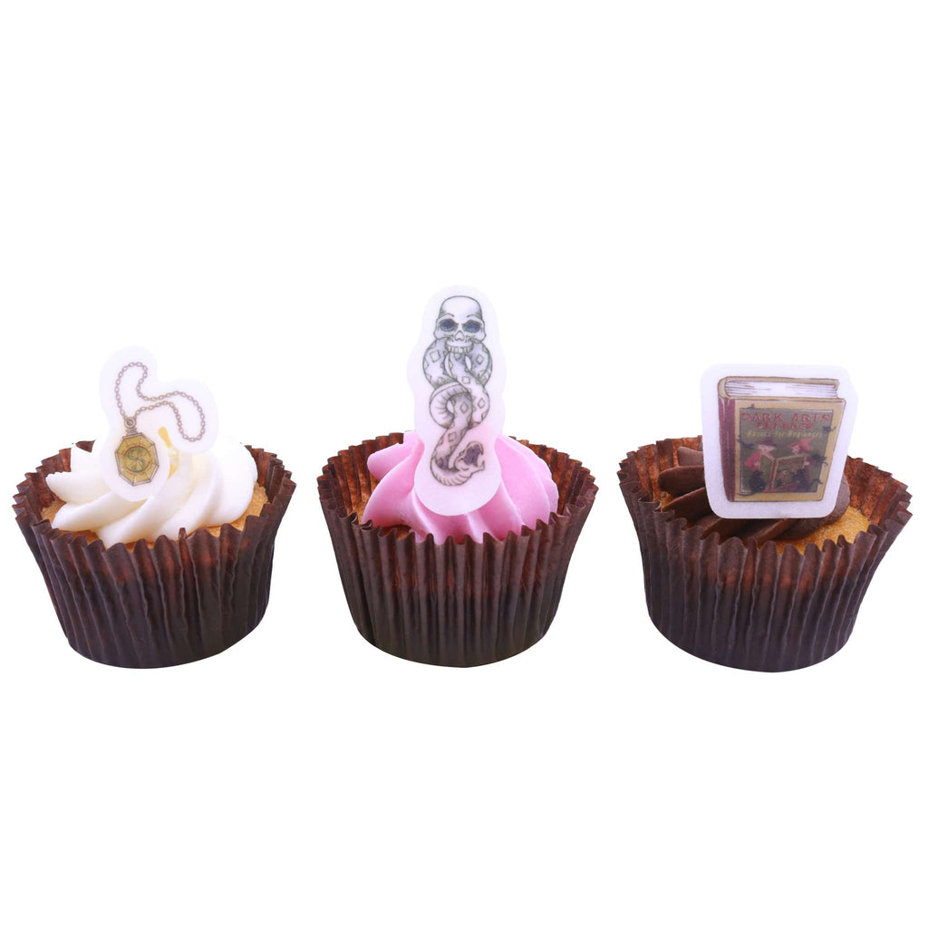 Harry Potter Suikervel cupcake toppers, 24 stuks, Draco Malfoy