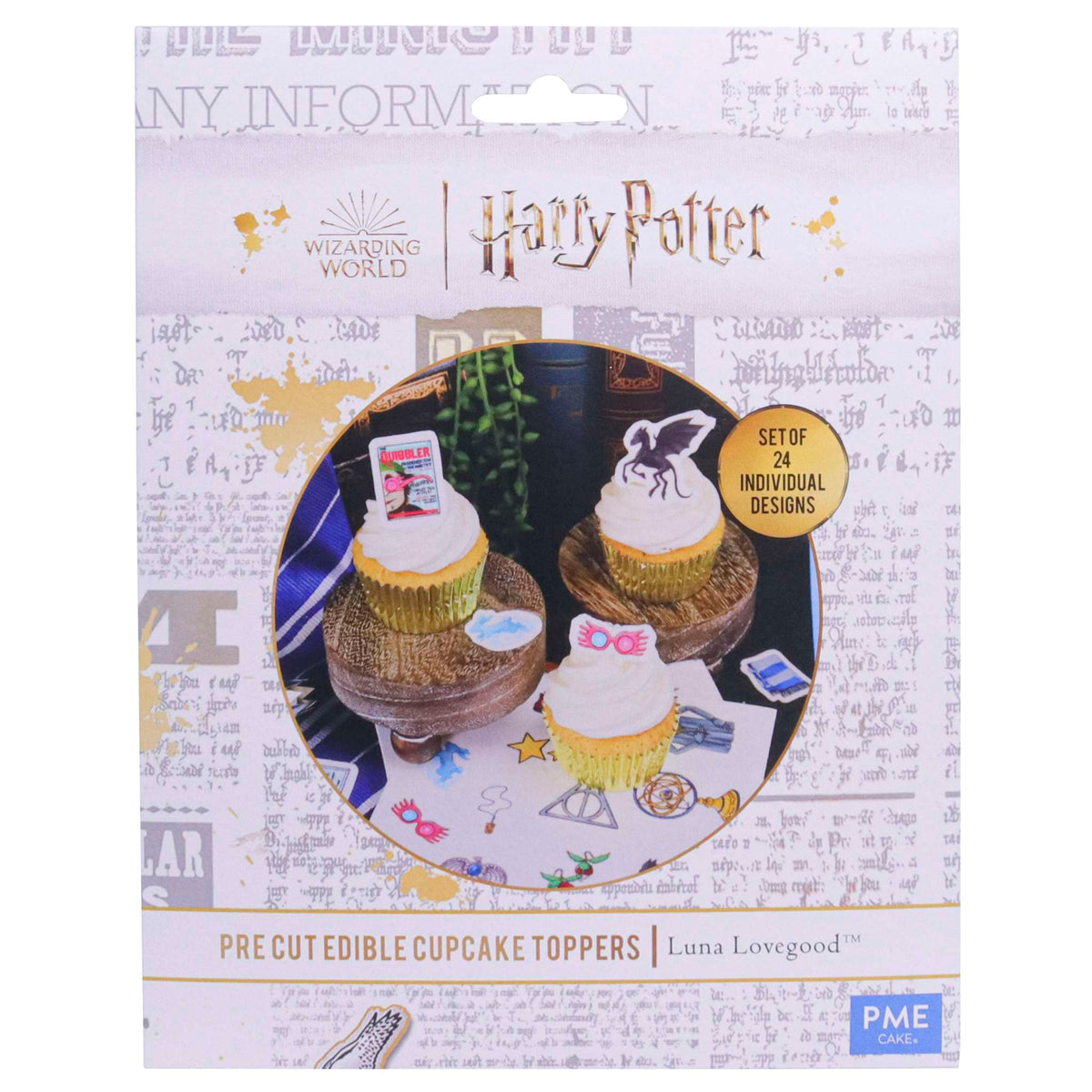 Harry Potter Essbare Zuckerpapier Tortenaufleger, 24er-set, Luna Lovegood