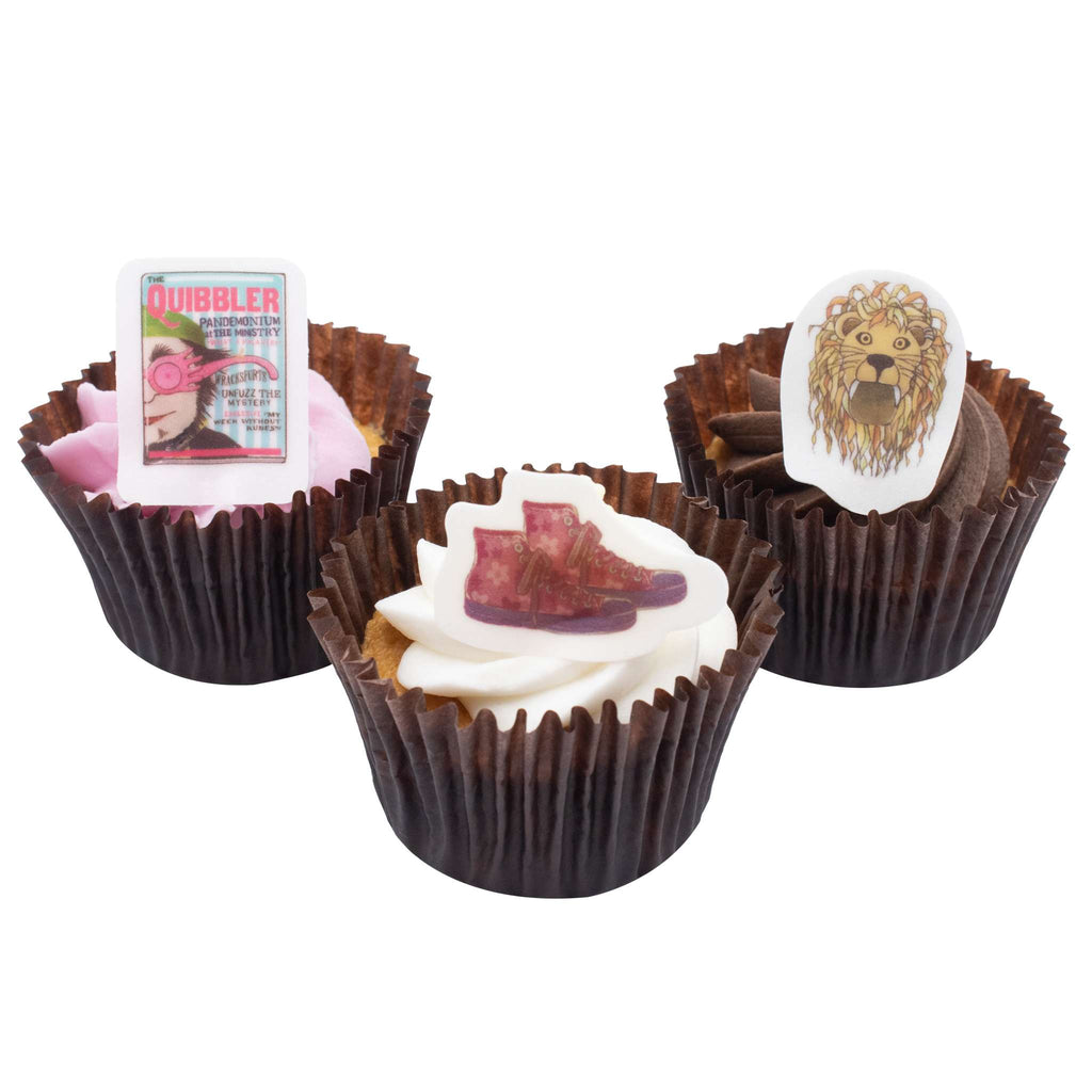 Harry Potter Toppers para Cupcakes de Papel de Azúcar, Set de 24, Luna Lovegood