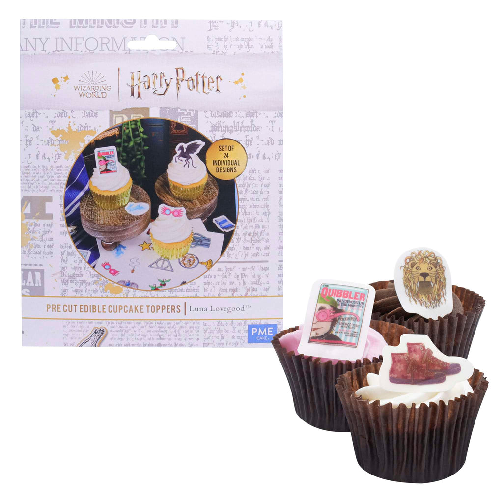Harry Potter Toppers para Cupcakes de Papel de Azúcar, Set de 24, Luna Lovegood