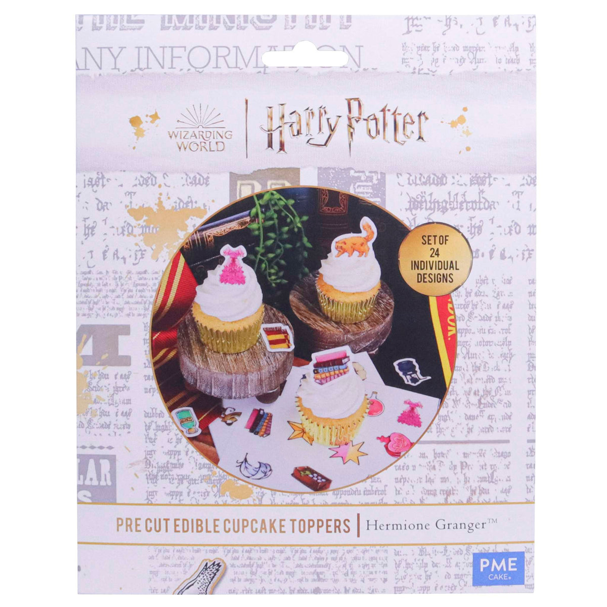 Hermione Granger Edible Cupcake Toppers Set Of 24 (24g)