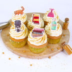 Harry Potter Décorations pour Cupcakes Feuille en Sucre, 24 pièces, Hermione Granger