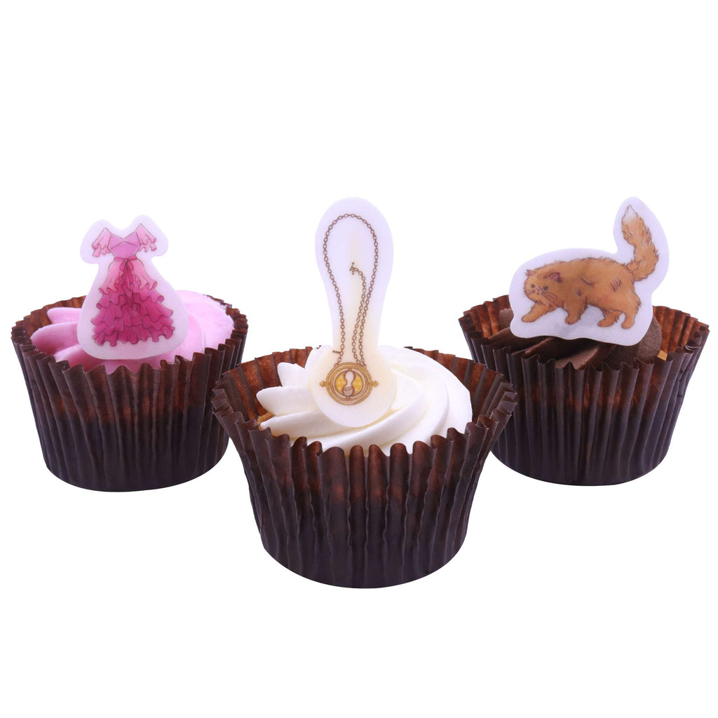 Harry Potter Décorations pour Cupcakes Feuille en Sucre, 24 pièces, Hermione Granger