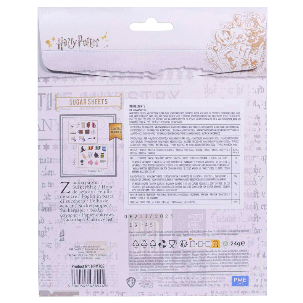 Hogwarts Edible Cupcake Toppers Set Of 24 (24g)