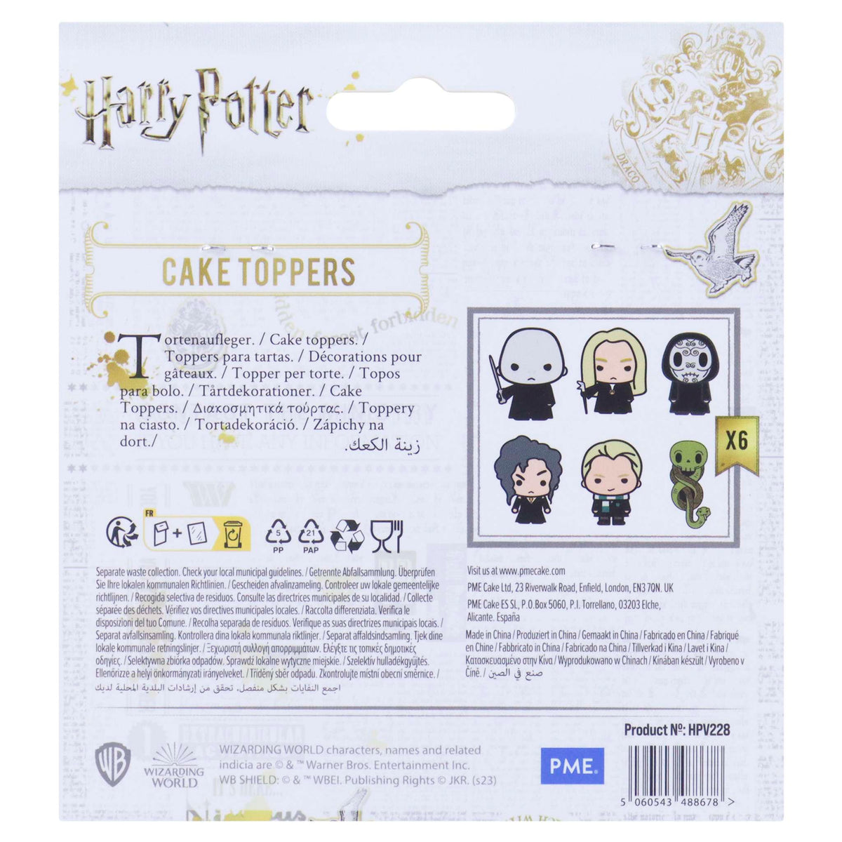 The Dark Arts Cupcake Toppers  Pk/6