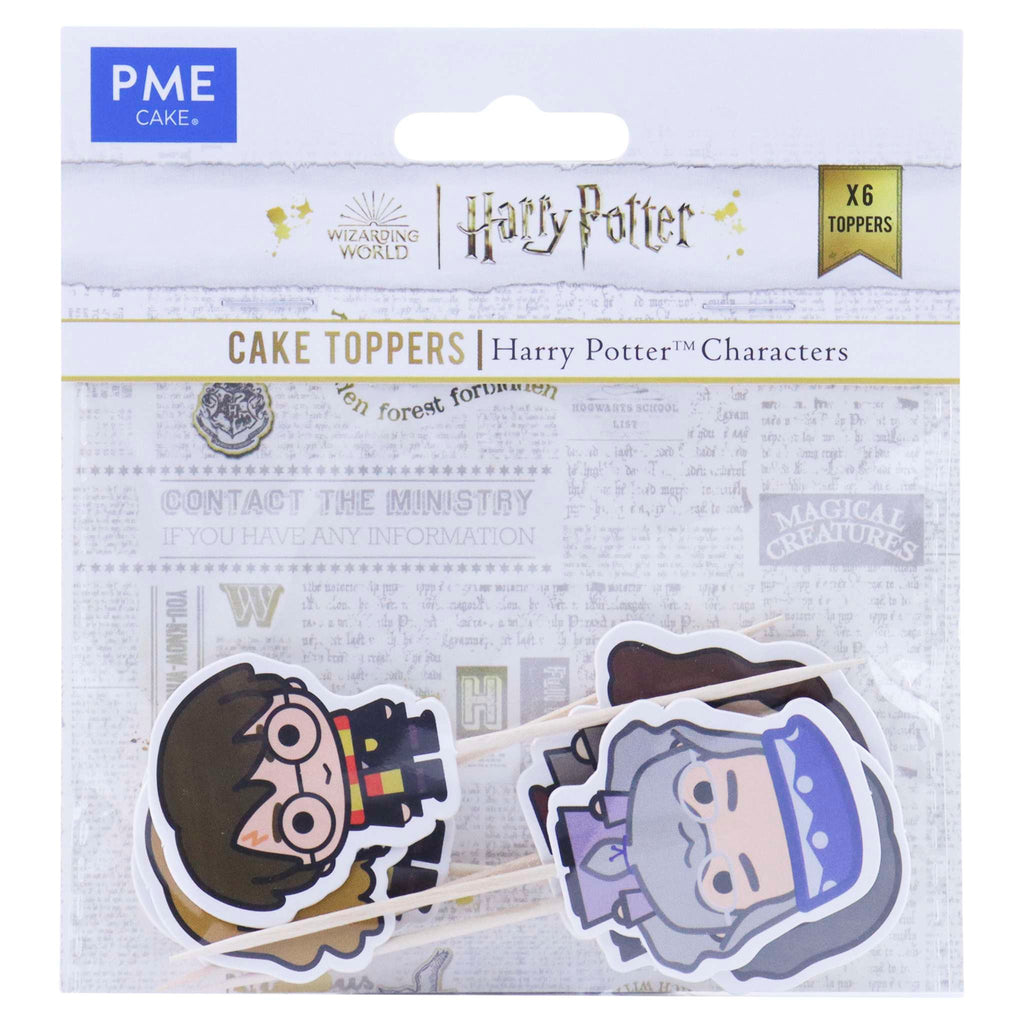 Harry Potter Taarttoppers, 6 stuks, De Goede Karakters