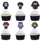 Harry Potter Taarttoppers, 6 stuks, De Goede Karakters