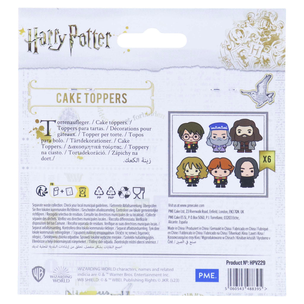Harry Potter Taarttoppers, 6 stuks, De Goede Karakters