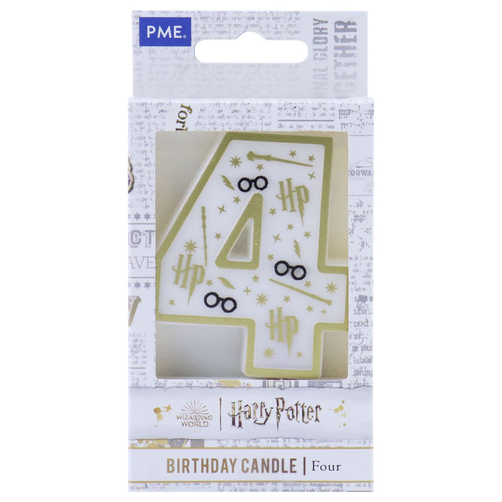 Number Four Candle