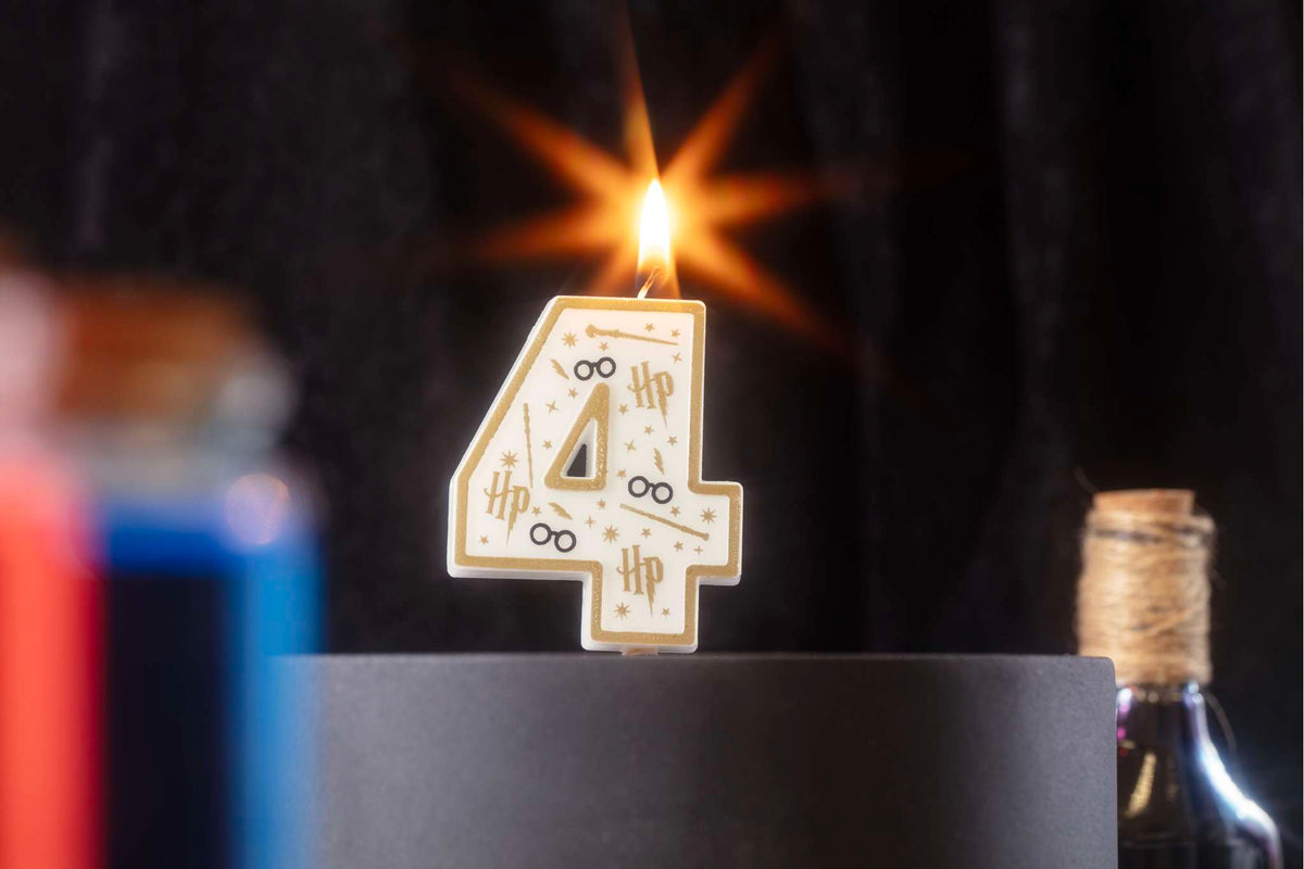 Number Four Candle