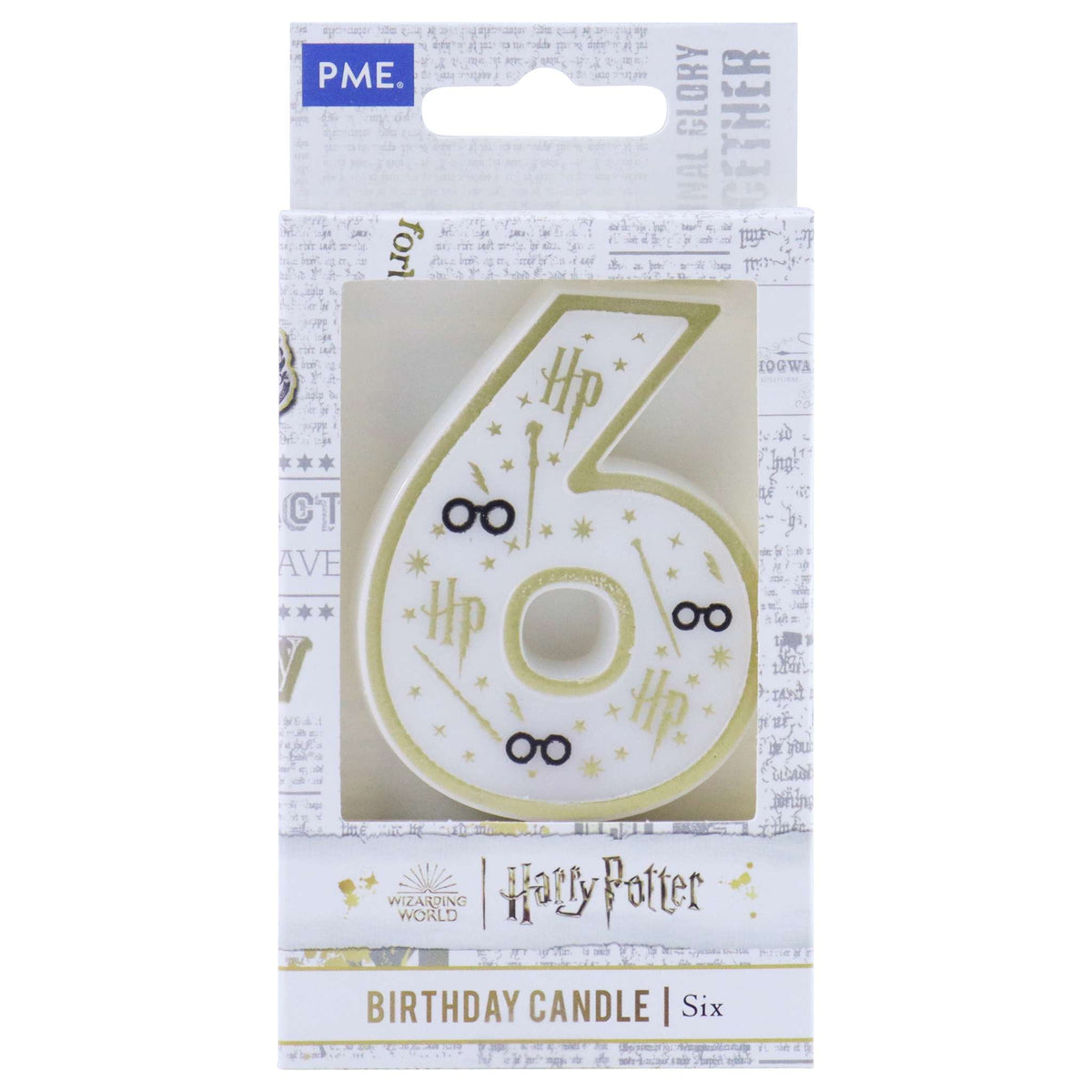 Number Six Candle