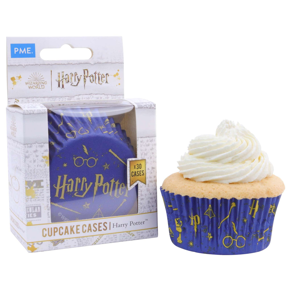 Harry Potter Caissettes à cupcakes en Aluminium, Monde des Sorciers, Boîte