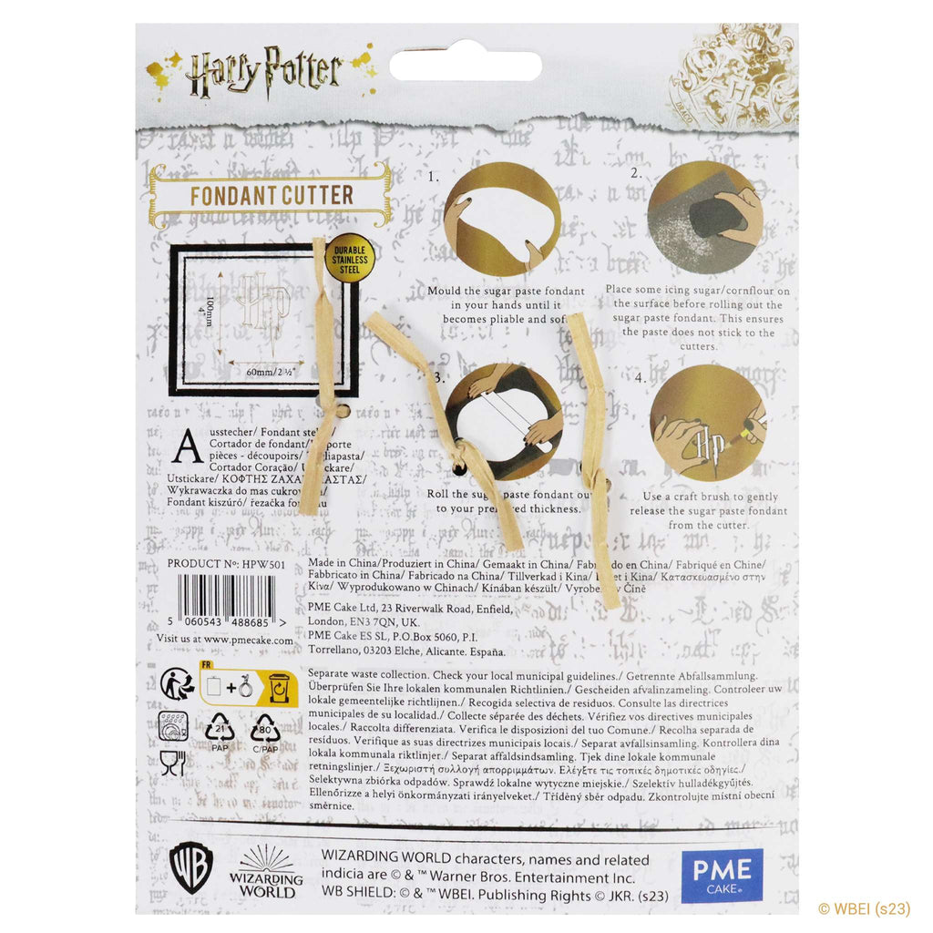 Harry Potter Fondant & Koekjesvorm, HP Logo