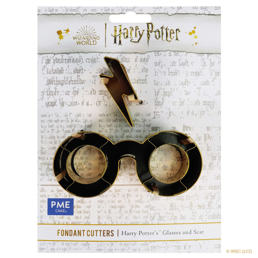 Harry Potter Fondant & Koekjesvorm, Harry's Bril & Litteken, Groot