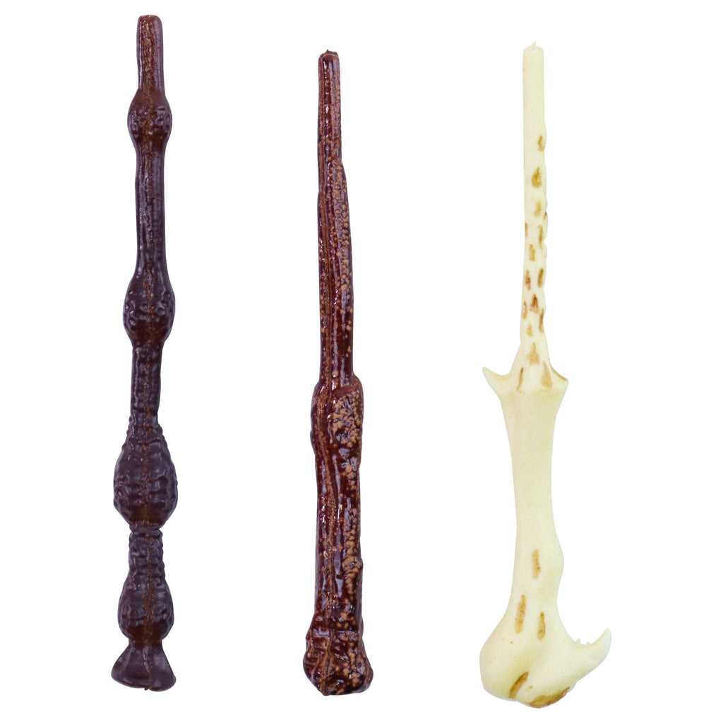 Harry Potter Essbare Zucker Tortenaufsatz, 3er-set, Zauberstäbe