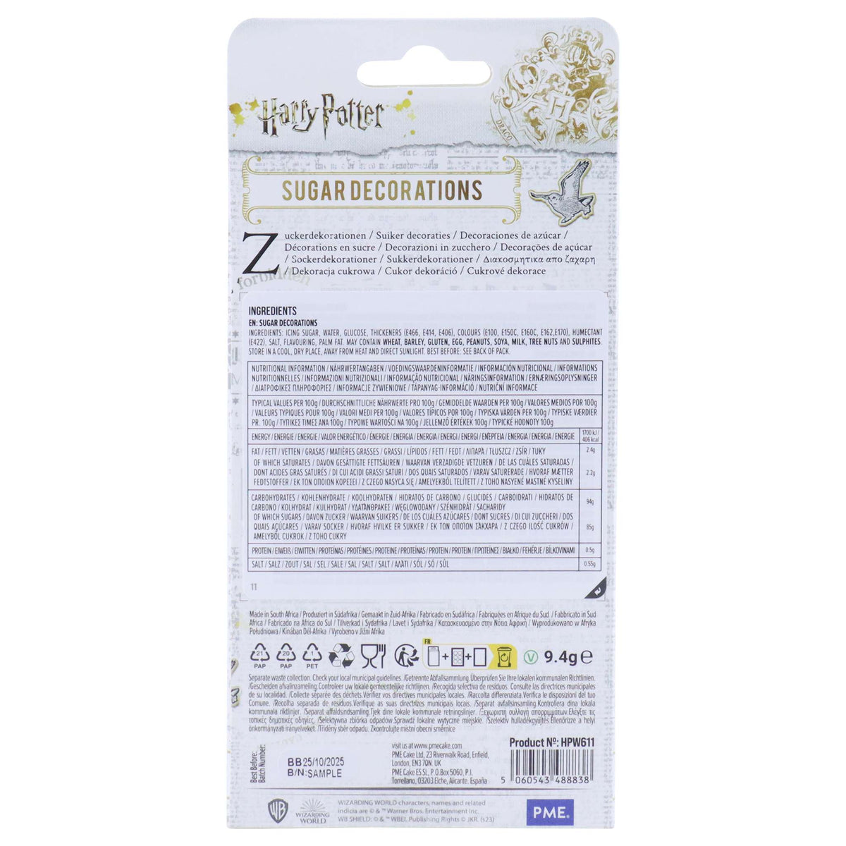 Wands Edible Toppers Pk/3  (9.4g)