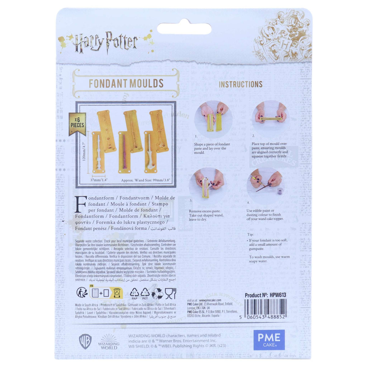 Wands Fondant Moulds
