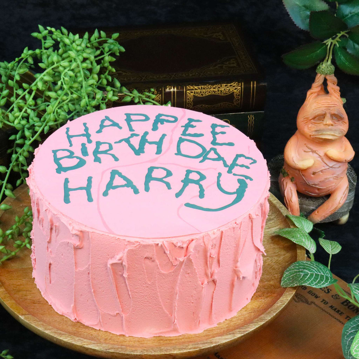 Harry Potter Essbare Zuckerpapier Tortenaufleger, "Happee Birthdae" Hagrid, Klein