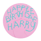 Harry Potter Essbare Zuckerpapier Tortenaufleger, "Happee Birthdae" Hagrid, Groß