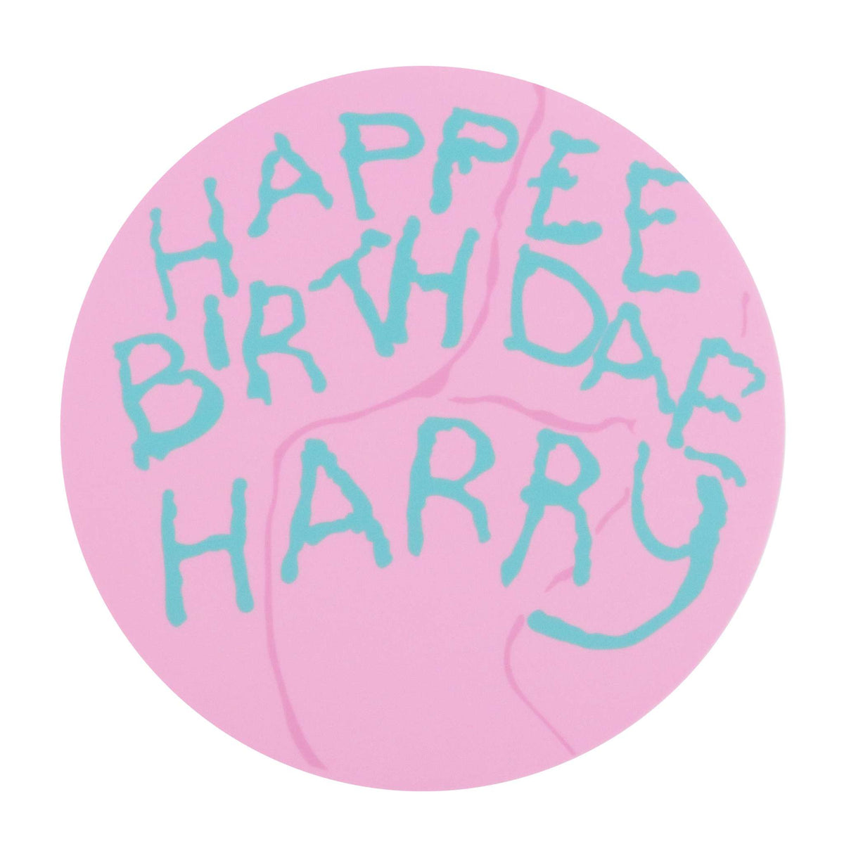 Harry Potter Essbare Zuckerpapier Tortenaufleger, "Happee Birthdae" Hagrid, Groß