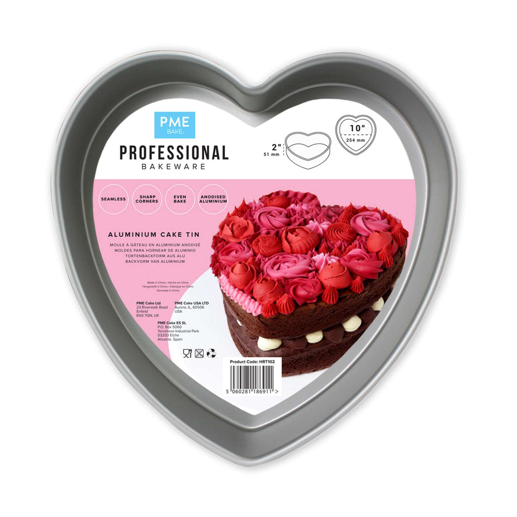 Molde de Tarta Corazón, Aluminio (51 x 254mm)