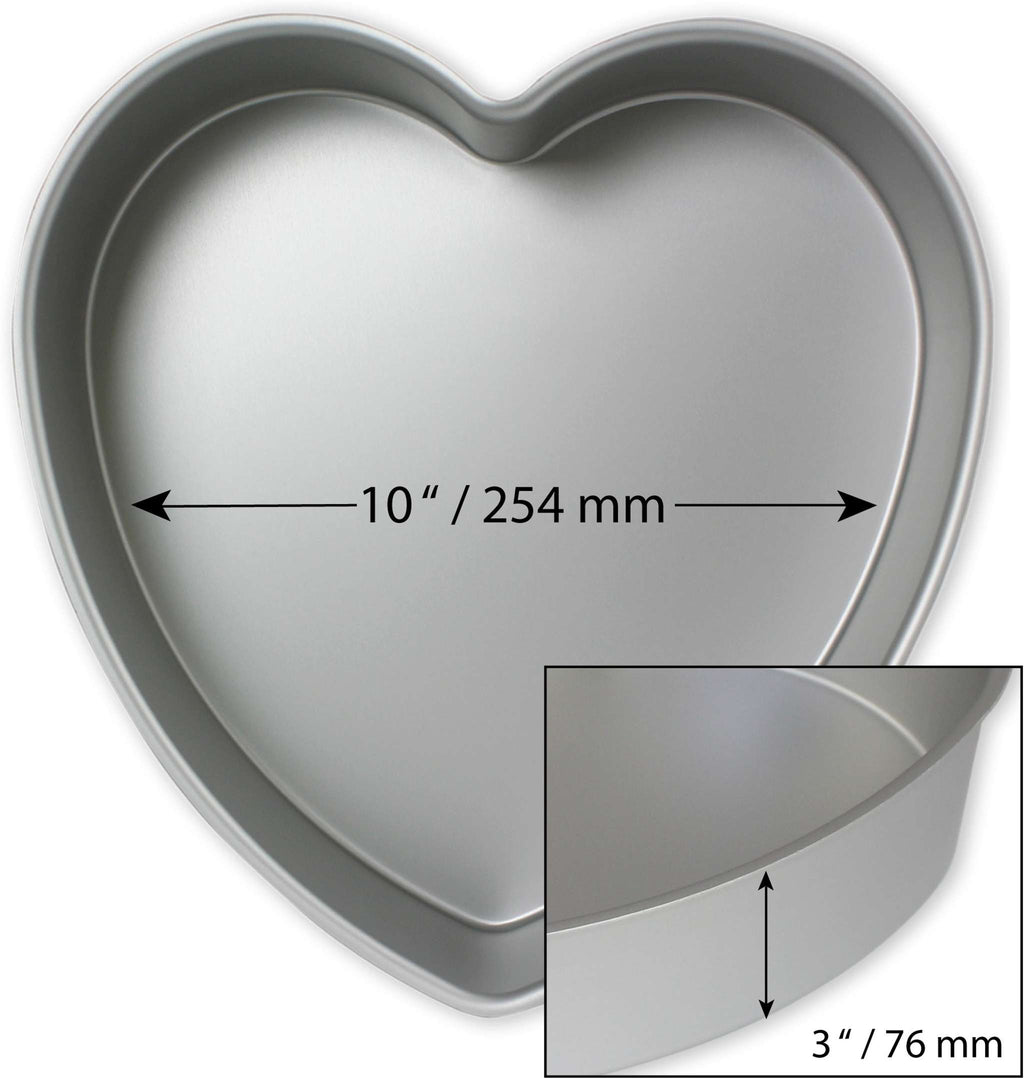 Moule à Gâteau Cœur, Aluminium (76 x 254mm)