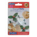 Three Leaf Holly Plunger Fondant Cutter (25mm / 1")
