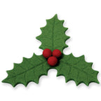 Three Leaf Holly Plunger Fondant Cutter (25mm / 1")