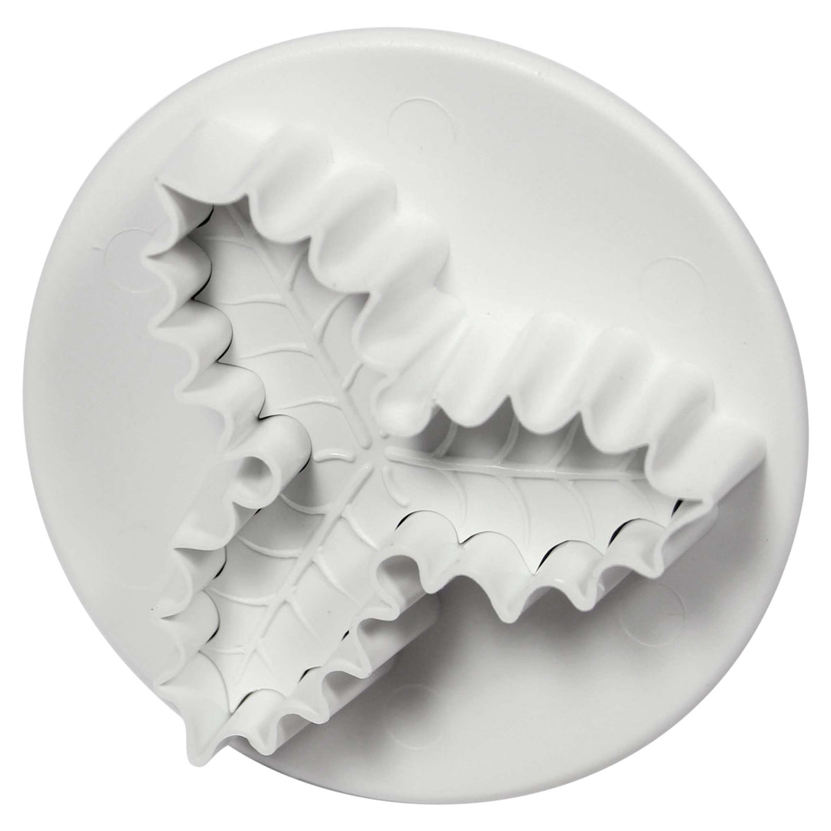 Three Leaf Holly Plunger Fondant Cutter (45mm / 1.7")