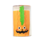 Halloween Bakvormpjes met Cupcakevormpjes - Pompoenlantaarn (Set van 12)