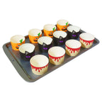 Halloween Bakvormpjes met Cupcakevormpjes - Pompoenlantaarn (Set van 12)