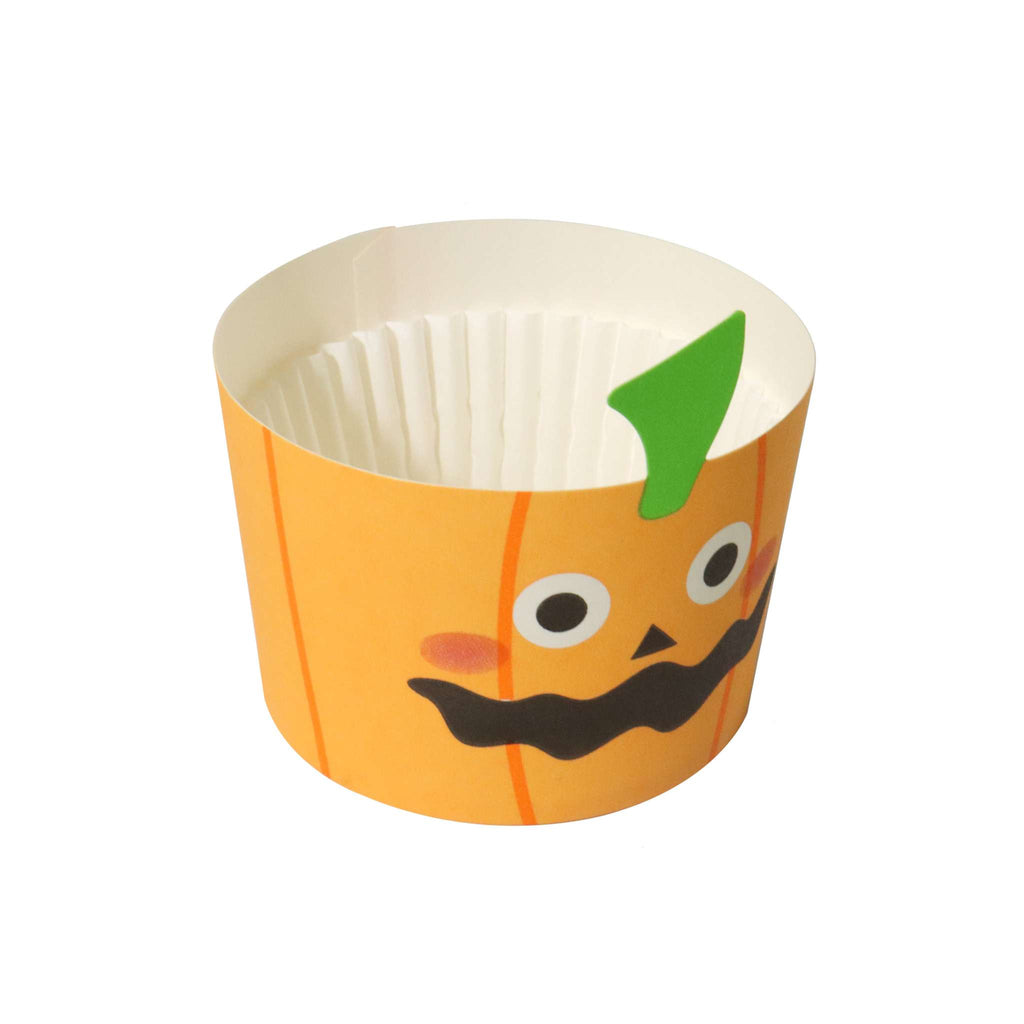 Halloween Bakvormpjes met Cupcakevormpjes - Pompoenlantaarn (Set van 12)