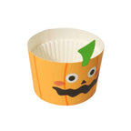 Halloween Bakvormpjes met Cupcakevormpjes - Pompoenlantaarn (Set van 12)